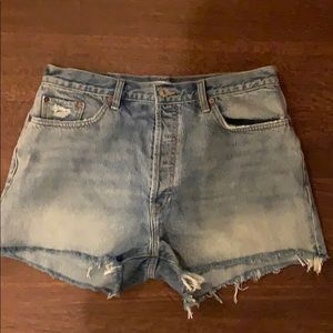 Re/ done high waisted short. Sz 32